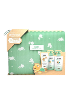 ISDIN Baby Naturals Necessaire Higiene e Hidratação Gel Shampoo 400ml + Loção Corporal 400ml + Pomada ZN40 50ml 1unid.