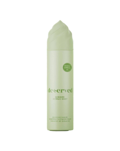 Deserved Shower Foam Ginger Citrus Shot Espuma de Banho Energizante 250ml