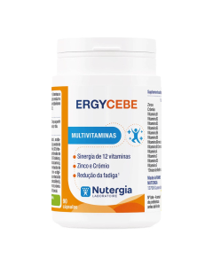 Nutergia Ergycebe Complexo Multivitamínico Cápsulas Vegetais 90unid.