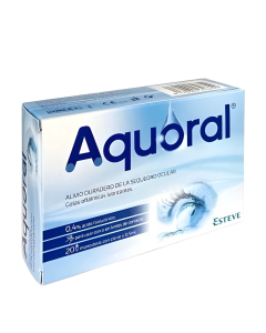 Aquoral Gotas Oftálmicas Monodoses Hidratantes e Lubrificantes 20unid.