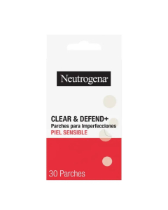Neutrogena Clear & Defend+ Patches para Borbulhas para Pele Sensível 30un.