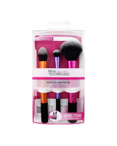 Real Techniques Travel Essentials Conjunto de Pincéis de Maquilhagem
