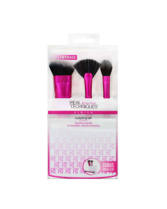 Real Techniques Sculpting Set Kit de Pincéis de Contorno Facial