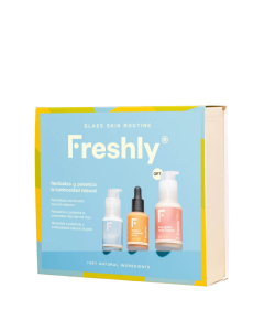 Freshly Glass Skin Routine Coffret Kit Cuidado Facial Luminosidade
