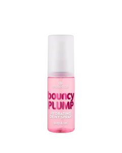 Essence Bouncy Plump Spray Fixador Hidratante Efeito Dewy 50ml
