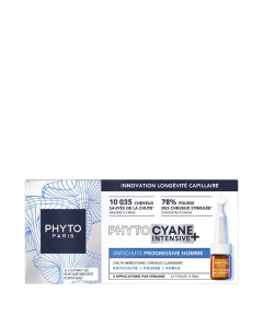 Phyto Phytocyane Intensive+ Homem Ampolas Antiqueda 12unid.