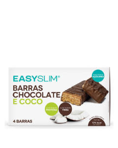 EasySlim Barra Light Chocolate e Coco – 4 Unidades