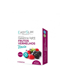 EasySlim Gelatina Light Frutos Vermelhos com Stevia 2saq.