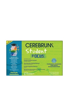 Natiris Cerebrum Student Focus Ampolas Memória e Concentração 20unid.
