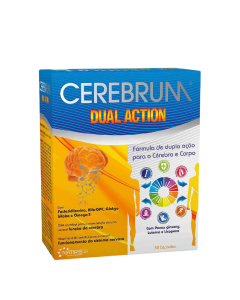 Natiris Cerebrum Dual Action Cápsulas Vitalidade e Memória 30unid.