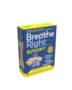 Breathe Right Sport Tiras Nasais Bege Tamanho Único 26unid.
