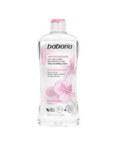Babaria Rosa Mosqueta Água Micelar Suave Desmaquilhante 400ml