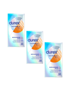 Durex Invisible XL 3x10un.