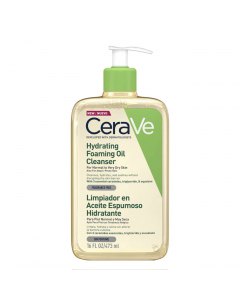 Cerave Hydrating Foaming Oil Cleanser Óleo Creme de Limpeza-473ml