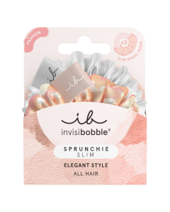 Invisibobble Sprunchie Slim Bella Chrome 2un.