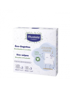 Mustela Eco-wipes Discos Reutilizáveis 6unid.