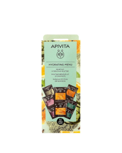 Apivita Hydrating Menu Pack Máscaras Faciais 4+1un.