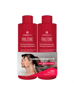 Iraltone Duo Shampoo Fortificante Antiqueda 2x400ml