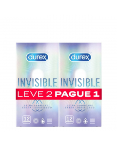 Durex Pack Preservativos Invisible 2x12unid.