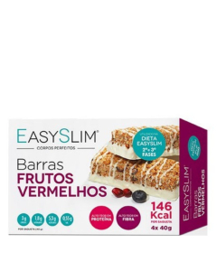 Easyslim Barras Frutos Vermelhos 4un.