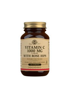 Solgar Vitamina C 1000mg com Frutos de Roseira Brava Comprimidos 100unid.