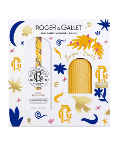 Roger & Gallet Coffret Bois D'Orange Água Perfumada + Vela