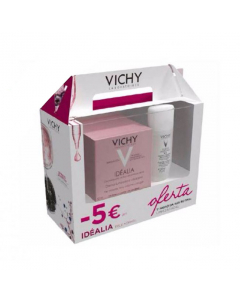 Vichy Idealia Pack Pele Seca Oferta Desconto e Mini Desmaquilhante Solução Micelar 50+30ml