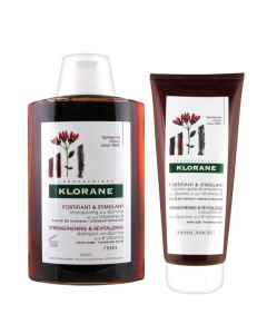 Klorane Quinina Kit Shampoo + Bálsamo 200+50ml