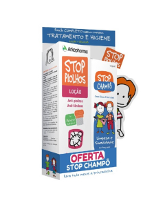Stop Piolhos Pack Tratamento & Higiene Loção + Shampoo + Pente