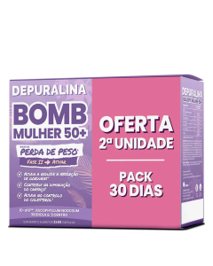 Depuralina Bomb Mulher 50+ Pack Cápsulas 2x60un.