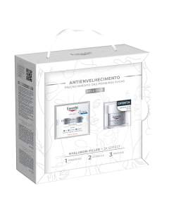 Eucerin Coffret Hyaluron-Filler 3x Effect Creme Dia Rico + Creme de Noite