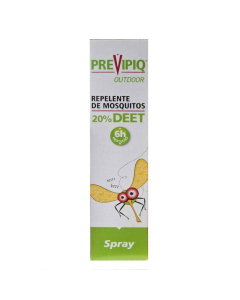 Previpiq Outdoor 20% DEET Spray Repelente Mosquitos 75ml
