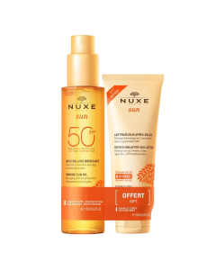 Nuxe Sun Pack Óleo Rosto e Corpo SPF50 Oferta Pós Solar 