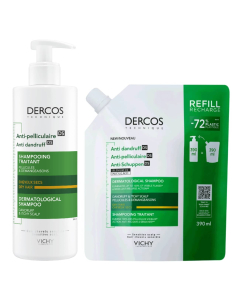 Dercos Pack Shampoo Anticaspa Seca 390ml + 390ml