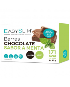 Easyslim Barras Sabor Chocolate Menta 4x45gr