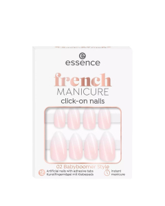 Essence French Manicure Unhas Click-On 02 Babyboomer Style