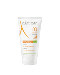 A-Derma Protect AD Creme Protetor Solar FPS50+ Pele Atópica 150ml 