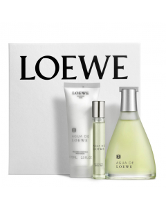 Agua Eau de Toilette de Loewe Coffret Perfume Unissexo 100+75+15ml