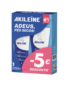 Akileine Pack Pés Secos Bálsamo + Creme Esfoliante