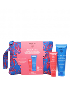 Apivita Bee Sun Safe Pack Gel-Creme Rosto SPF50 Oferta After Sun