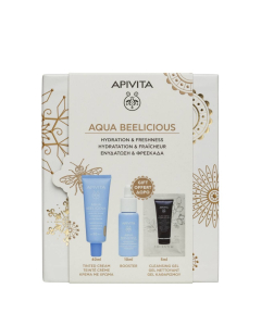 Apivita Aqua Beelicious Coffret Creme com Cor Hidratação e Frescura