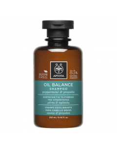 Apivita Shampoo Equilibrante Anti-Oleosidade 250ml