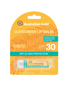 Australian Gold Sunscreen SPF30 Lip Balm Bálsamo Labial Solar Coco 4.2gr