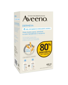 Aveeno Dermexa Gel de Banho Emoliente 2x300ml
