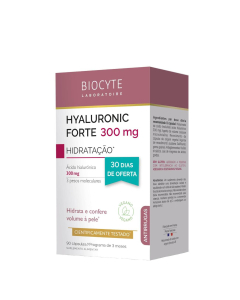 Biocyte Hyaluronic Forte 300mg Cápsulas 3x30unid.
