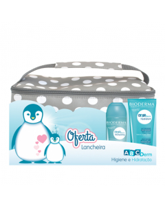 Bioderma ABCDerm Pack Shampoo Suave + Leite Hidratante Oferta Bolsa 200+200ml + 1unid.
