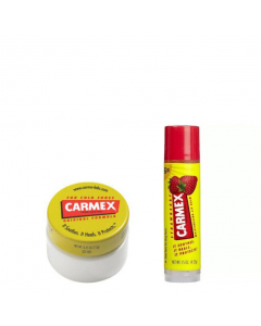 Carmex Pack Boião Clássico + Stick Morango