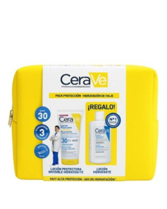 CeraVe Travel Kit Hydra Protetor SPF30 75ml + Loção Hidratante 88ml
