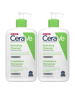 Cerave Hydrating Cleanser Duo Creme de Limpeza Hidratante 2x473ml�