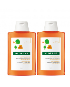 Klorane Capuchinha Kit Shampoo Anticaspa Seca 2x200ml